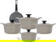 Nooflam Extrema Steel Cookware Set, 9 Pieces - Beige product image 1