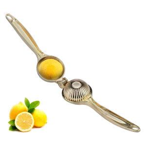 Al Saif Gallery Steel Manual Citrus Juicer, 20 x 6 cm - Gold product image 2