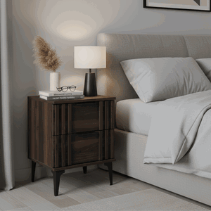 كومدينه خشب ام دي اف، 50×50×47.12 سم، 2 درج - بني product image 2