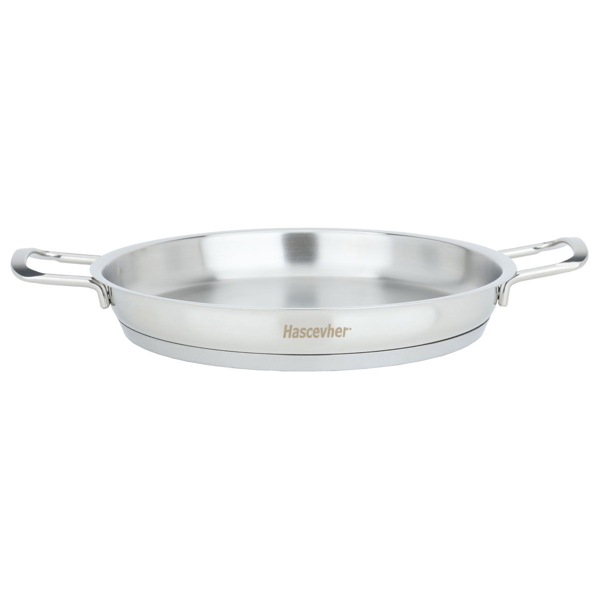 Al Saif Gallery Turkish Steel Omelet Pan, 24 x 3.5 cm, Handle - Silver product image
