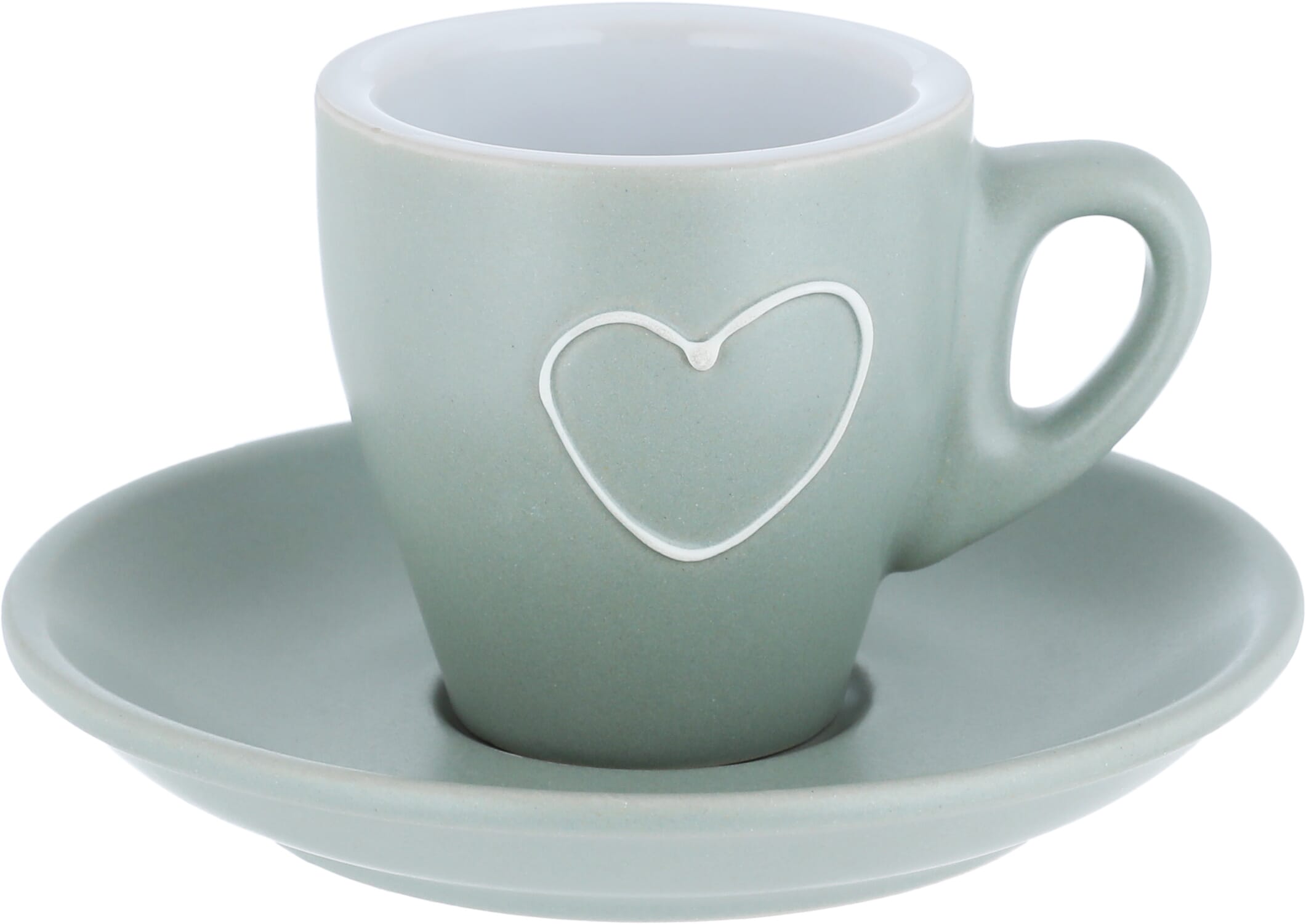 Al Saif Gallery Porcelain Turkish Coffee Cup Set, 12 Pieces - Light Green product image 2