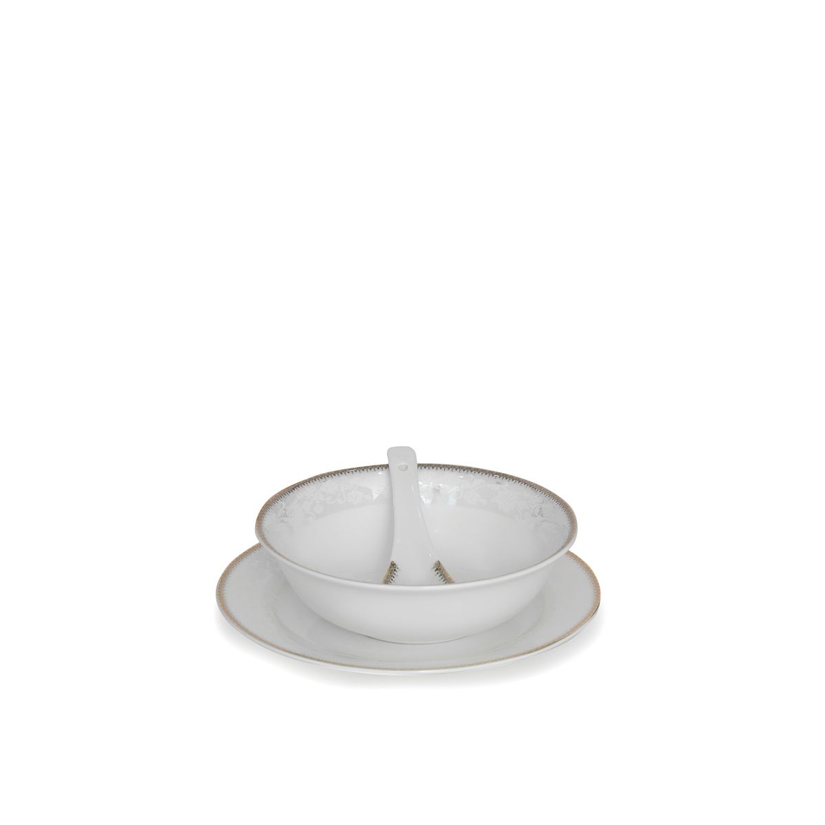 Al Saif Gallery porcelain dining set, 86 pieces - white product image 4