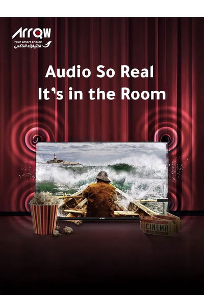 ARRQW RO-32LP 32-inch Frameless LED HD Standard TV with Wall Mount - Black product image 7