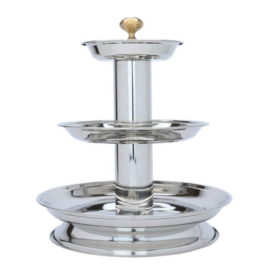 استاند اطعمة استيل فاخر السيف غاليري، صغير، 3 دور - اخضر product image 2