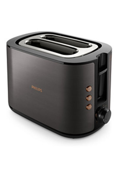 حماصة خبز فليبس سيريس 5000، 950 واط، شريحتين، 8 اعدادت، HD2650/31 - اسود product image 5