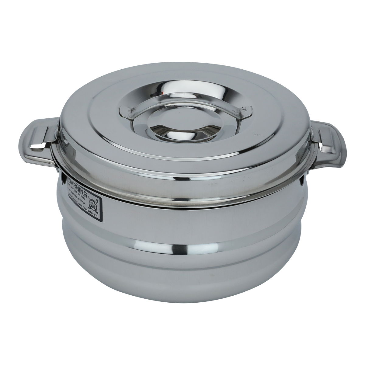 طقم حافظات استيل ماكسيما، منقوش، 3 قطع - فضي product image 3
