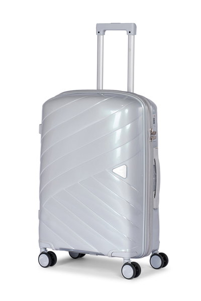 Limra LMA-1920 Polypropylene Luggage Set, 3 Sizes, 4 Wheels - Silver product image 5