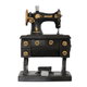 Al Saif Gallery Plastic Decorative Sewing Machine, 15 x 11.5 x 21 cm - Black Gold product image 4