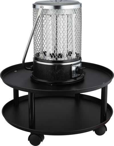 دفاية كهربائية جي اف سي برو، 650/2000 واط، 6 شمعات، 3 اعدادات تحكم، GVCHT-1503R - اسود فضي product image 2