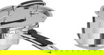 طقم قدور استيل روكي، 10 قطع، يد سيلكون - فضي product image 3