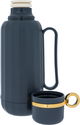 Timeless Rahal Thermos, 1 liter, thermal glass inner container, plastic outer shell - dark blue product image 3