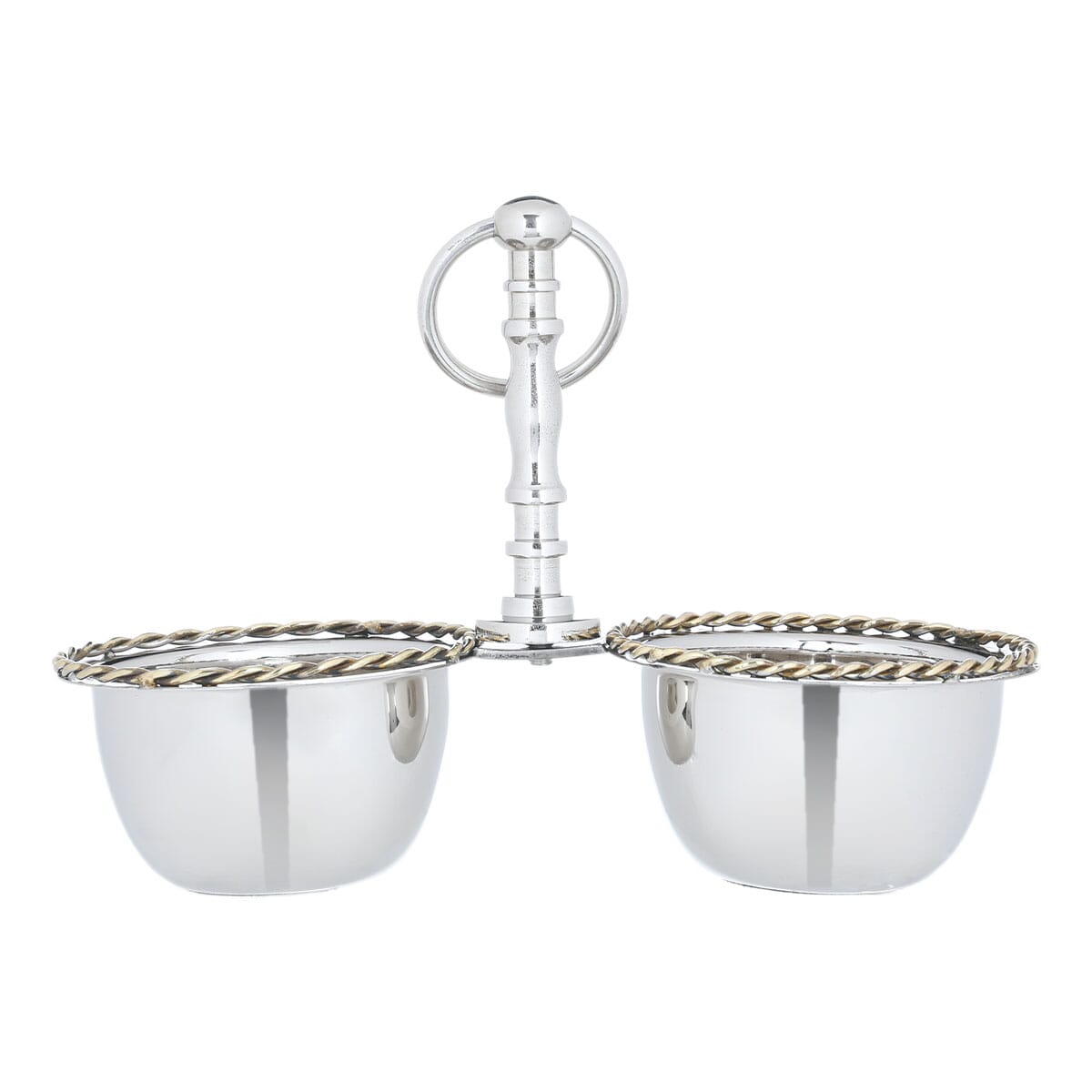 شيالة مكسرات استيل السيف غاليري، 27×12×7 سم، 2 خانة - فضي product image 1