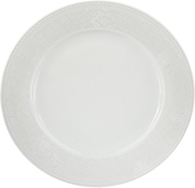 طقم سفرة بورسلان السيف غاليري، 44 قطعة، حواف مزخرفة - ابيض product image 9