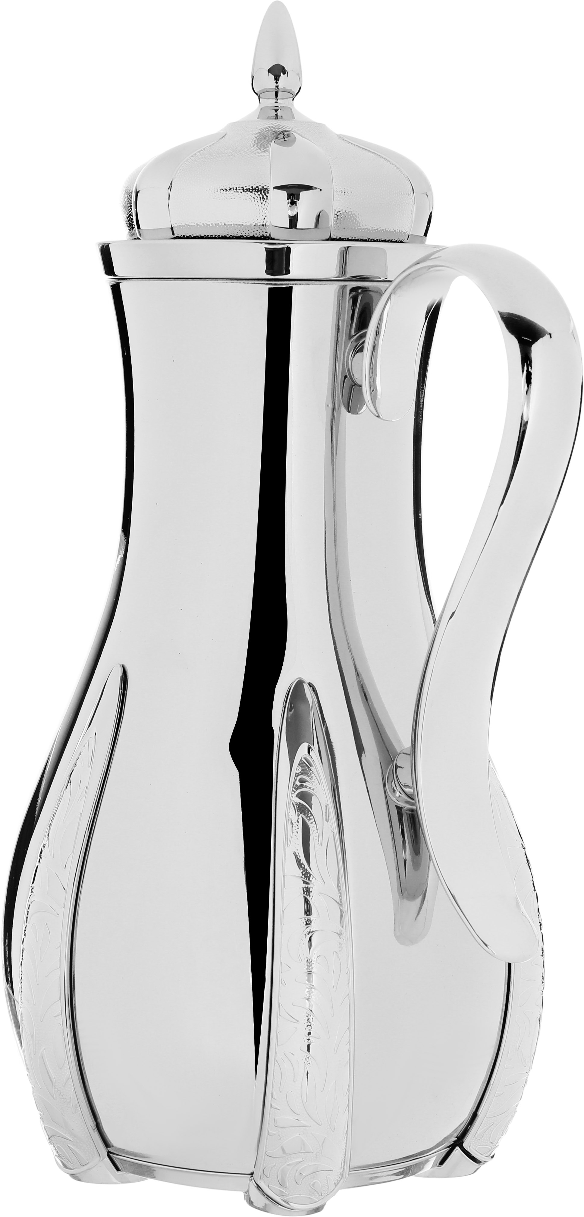 Al Saif Gallery Sana thermos set, 1 liter, thermal glass inner container, steel outer shell - silver product image 3