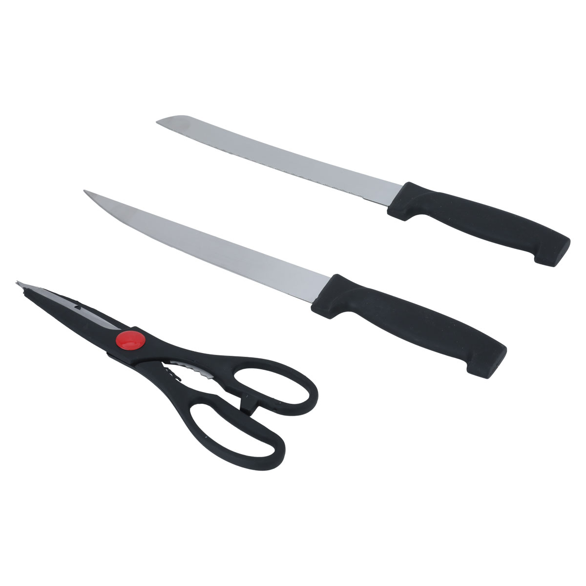 طقم تقطيع استيل السيف غاليري، 10 قطع - اسود product image 3