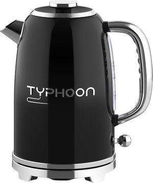 غلاية كهربائية تايفون، 2200 واط، 1.8 لتر، TY-01-001 B - اسود فضي product image