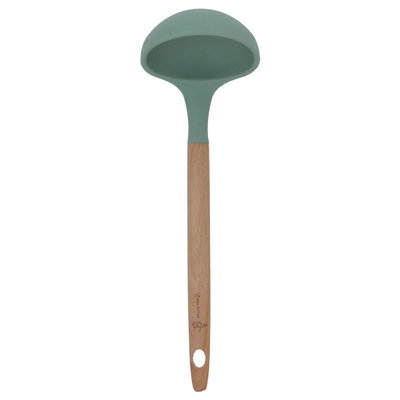 مغرفة سيليكون السيف غاليري، يد خشبي - اخضر product image 2
