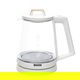 غلاية كهربائية إديسون، 1.7 لتر، 2150 واط، زجاجية - أبيض شفاف product image 3