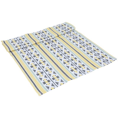 طقم حامل منشفة قماش السيف غاليري، 3 قطع - أصفر أبيض product image 3