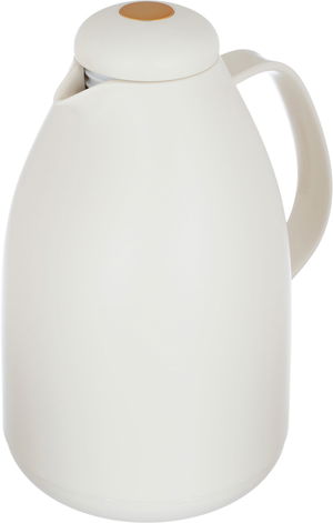 Al Saif Gallery thermos, 1.5 liters, thermal glass inner container, plastic outer shell - white product image 3