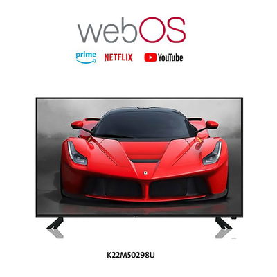 تلفزيون بدون اطار سمارت كي ام سي، 55 بوصة، 4K، ريسيفر داخلي، نظام ويب اوس، KWS55U02 - اسود product image 3
