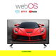 تلفزيون بدون اطار سمارت كي ام سي، 55 بوصة، 4K، ريسيفر داخلي، نظام ويب اوس، KWS55U02 - اسود product image 3