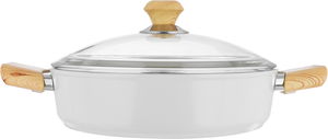 Falez Granite Cookware Set with Glass Lid, 7 Pieces - Light Beige product image 5