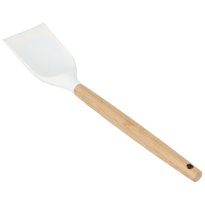 Al Saif Gallery Silicone Serving Spoon, Wooden Handle - Beige product image 2