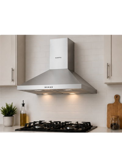 شفاط مطبخ بلت ان كومتيل، 90 سم، 3 سرعات، DP6-X - فضي product image 5