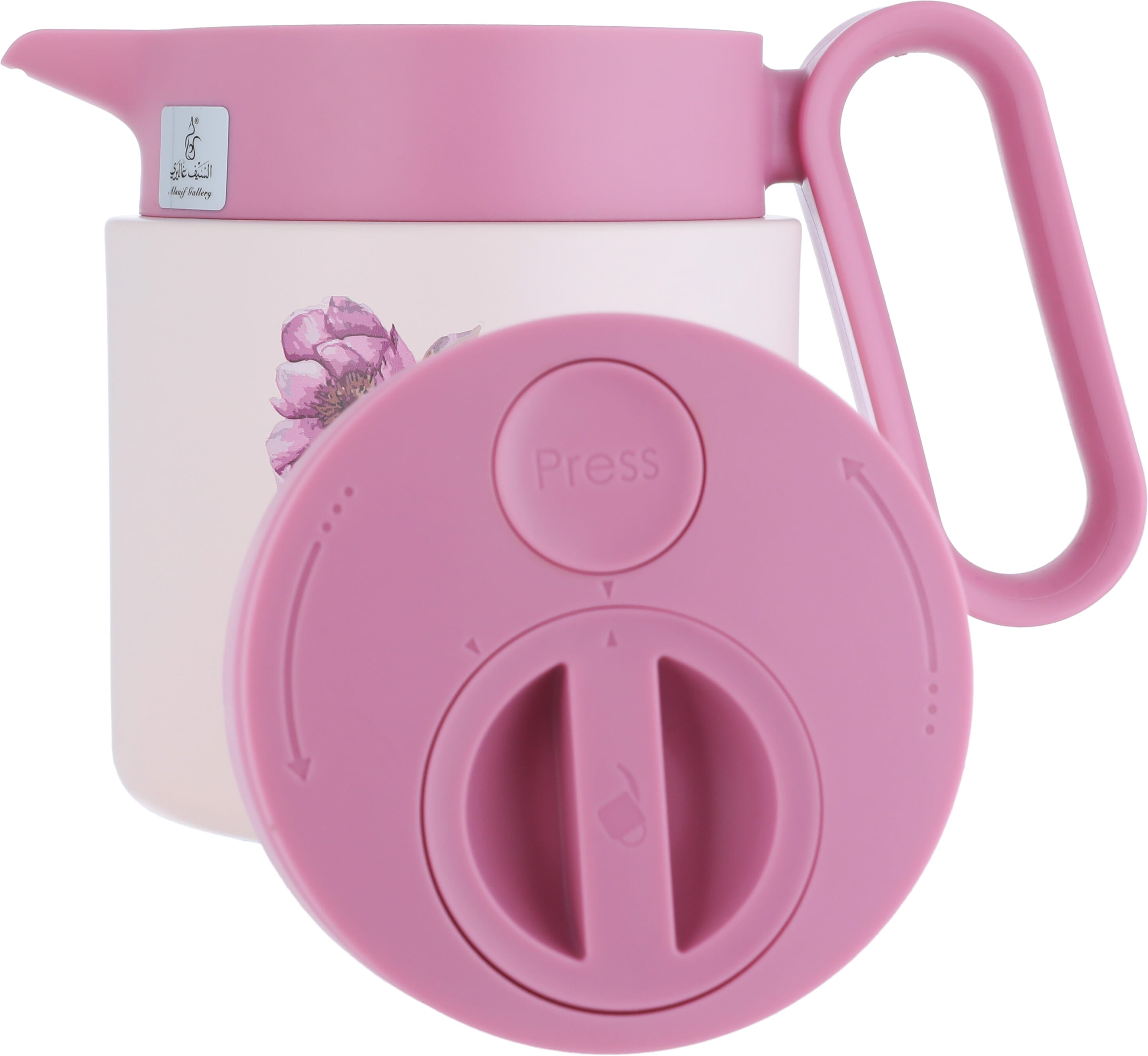Timeless Rania Thermos, 1.2 liters, steel inner case, steel outer case - pink product image 3