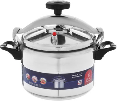 Tefal Al Saif Gallery Volcano Aluminum Pressure Cooker, 7 Liters - Silver product image 2