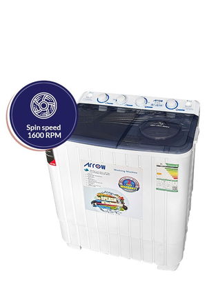 Arrow RO-08TTB washing machine, 7 kg, twin tub - White product image 2