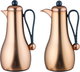 Al Saif Gallery Gheem Thermos Set, 2 Pieces, 1/1 Liter, Glass Inner Container, Blue Handle - Copper product image 2
