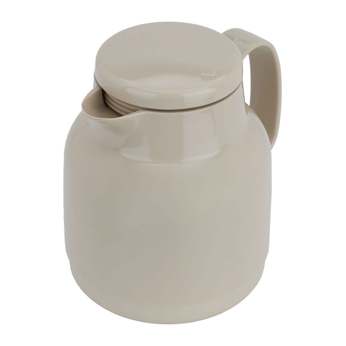 Helios thermos, 1 liter, glass inner container, plastic outer shell - beige product image 2