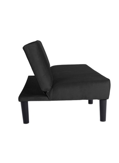 كنبة سرير خشب كندي باك كومفورت، 55×170×72 سم، قماش الجاكار - أسود product image 4