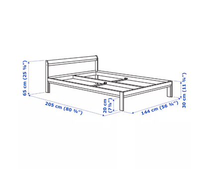 سرير حديد، 35×90×200 سم - خشب ام دي افي product image 3