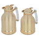 Al Saif Gallery unique stainless steel thermos set, 2 pieces, 1 liter - gold product image 2