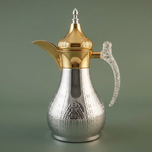 Al Saif Gallery Haila Steel Thermos, 1 liter, steel inner container, steel outer shell - silver product image