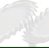 Alsaif Gallery Porcelain Dinner Set, 166 Pieces, Gold-White Rim product image 18
