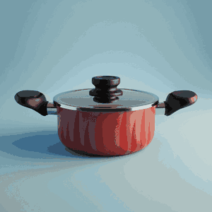 قدر طهي رد فلام تيفال السيف غاليري، 22 سم - أحمر product image