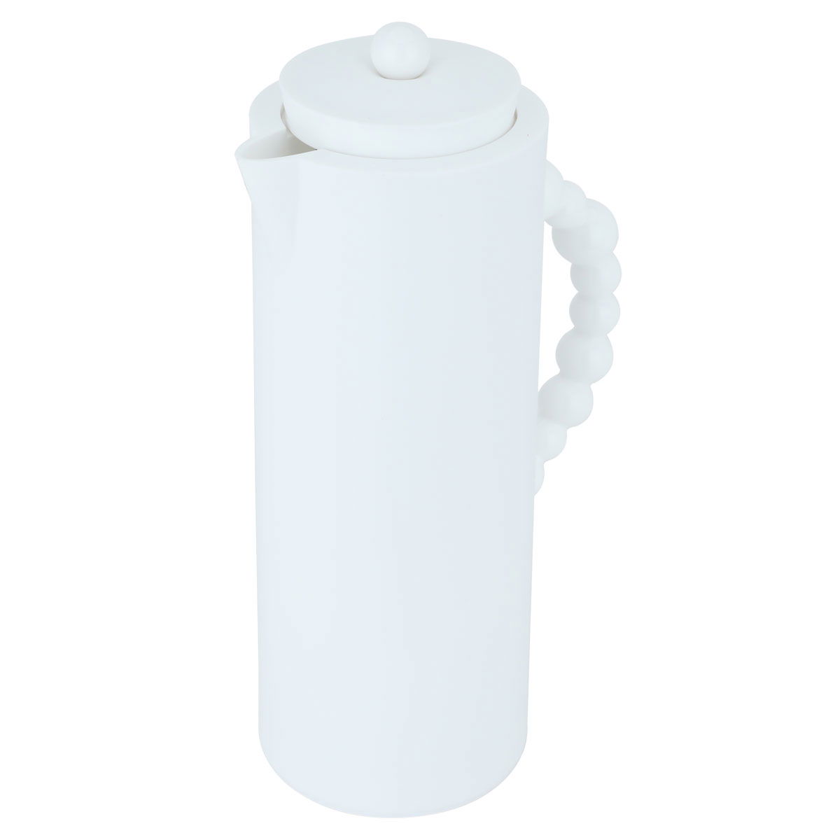 Al Saif Gallery Royal 7 glass thermos, 1 liter, plastic outer shell - white product image 2