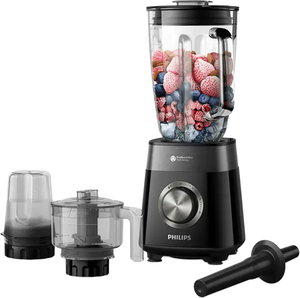 خلاط كهربائي فليبس سيريس 5000، 1200 واط، 2 لتر، 3 سرعات، HR3033/00 - اسود product image
