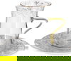 طقم بيالات شاي بورسلان السيف غاليري، صحن ، 12 قطعة - أبيض product image 2