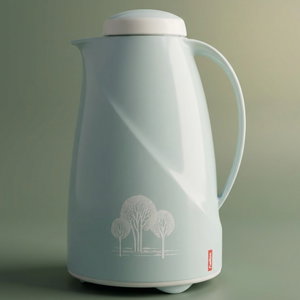 Helios thermos, 1.5 liters, glass inner container, plastic outer shell - light green product image