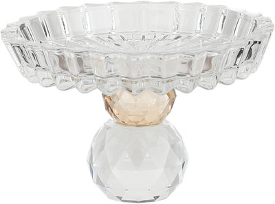 Al Saif Gallery Stated Presents Glass, Clear Base, 11X11X7 Cm - Honey Clear product image 1