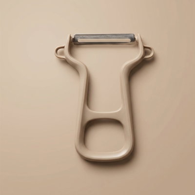 قشارة خضار ستانلس استيل السيف غاليري، 10x8 سم - كابتشينو فضي product image 1