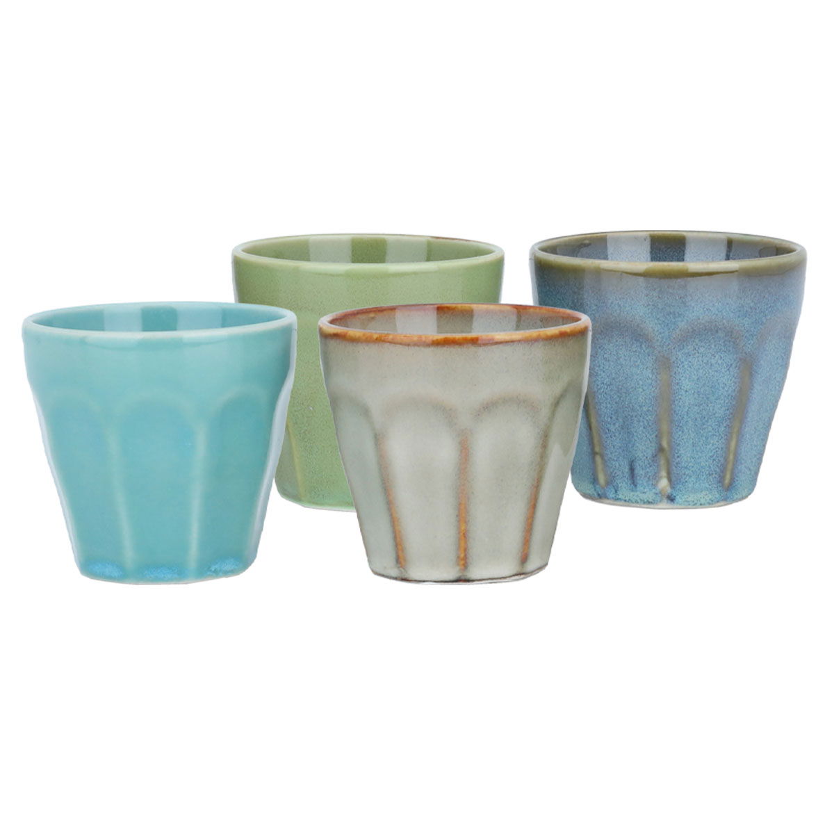 Al Saif Gallery Mug Set, Porcelain, 90 ml, 4 Pieces - Colored product image 1
