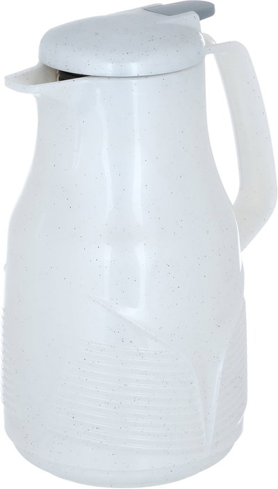 ترمس الراين، 1 لتر، ضغاط، حافظة داخلية زجاج حراري - ابيض product image 3