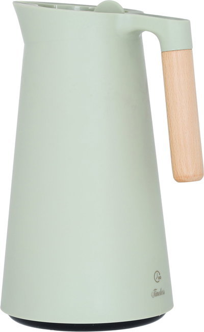 ترمس ليندا تايملس، 1 لتر، حافظة داخلية زجاج حراري - اخضر فاتح product image 4