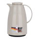 Rhinestone thermos, 2 liters, ribbed, thermal glass inner shell, plastic outer shell - beige product image 1